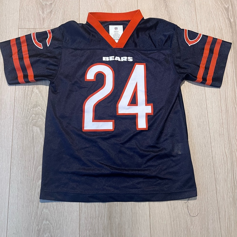 NFL Bears Kids Jersey in Navy, Orange & White #24